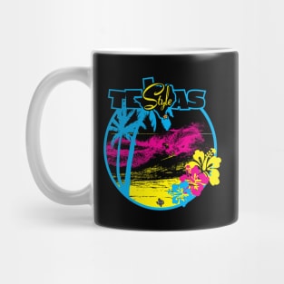 Texas Style Surfer in CMYK Mug